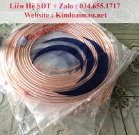 Cuộn Ống đồng đỏ phi 12 dày 1mm