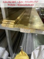 Thanh đồng vàng 120x10mm